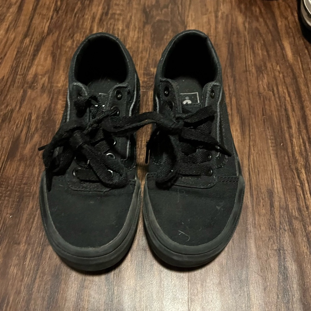 Kids Black Vans